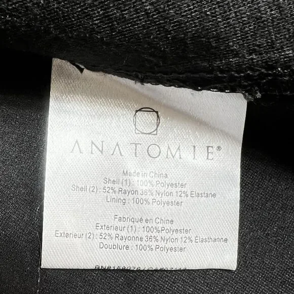 Anatomie Jacket Women’s Size Medium Black Jacket Hooded Pockets Long Sleeve - Picture 12 of 12